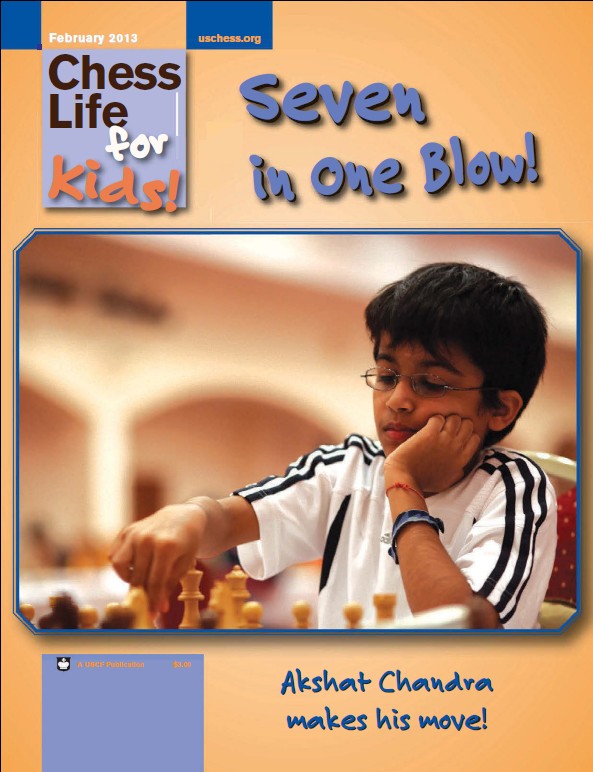 دانلود مجله معتبر شطرنج لایفChess Life for Kids February 2013